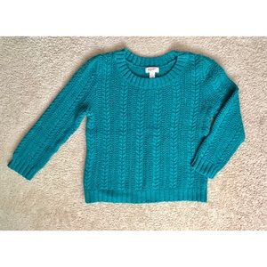 Blue / Teal Cable Knit Sweater (Arizona)